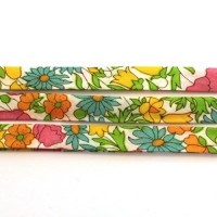 Biais Liberty Poppy and Daisy jaune x 10cm