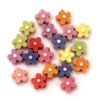 10g Perles fleurs acrylique 8mm