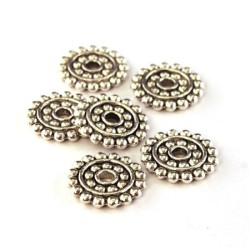 Perles intercalaires rondelle roue