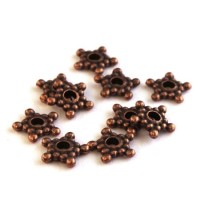 Perle intercalaire étoile cuivre