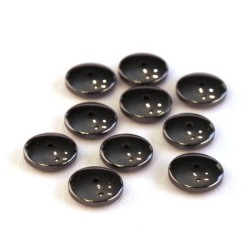 20 Perles rondelles en hématite 8,5mm