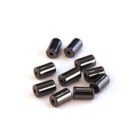 Perles tubes en hématite 5mm