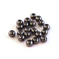 Perles rondes hématite 4mm x25