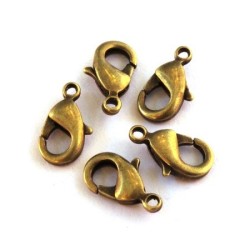 Fermoir mousqueton bronze