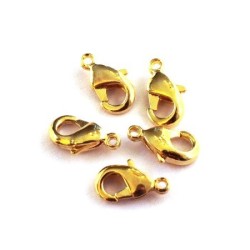 Fermoir mousqueton doré