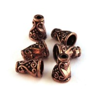 Perles cônes 10mm cuivre
