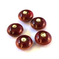 Perle céramique soucoupe