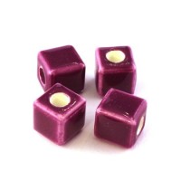 Perle céramique cube