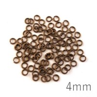 anneaux brisés 4mm bronze