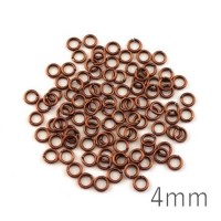 anneaux brisés 4mm cuivre