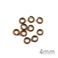 anneaux 4mm bronze