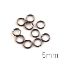 anneaux brisés 5mm gunmetal