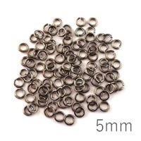 anneaux 5mm épais gunmetal