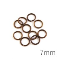 anneaux brisés 7mm bronze