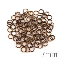 anneaux brisés 7mm bronze