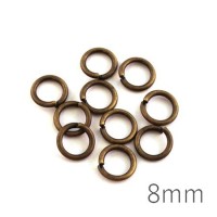anneaux brisés 8mm bronze