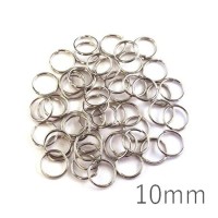 anneaux brisés 10mm vieil argent