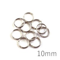 anneaux brisés 10mm vieil argent