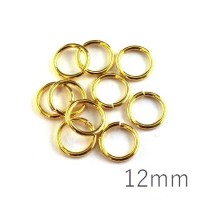 anneaux brisés 12mm dorés