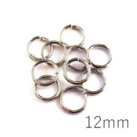 anneaux brisés 12mm vieil argent