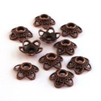 perles coupelles métal