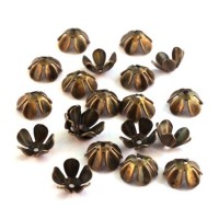 perle coupelle métal bronze