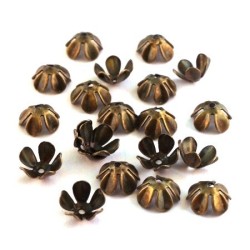 perle coupelle métal bronze