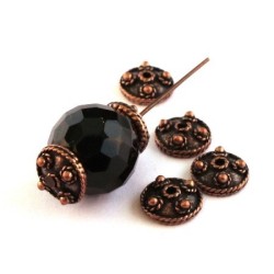 perles coupelles métal