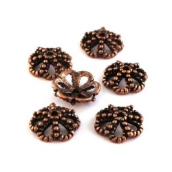 perles coupelles métal