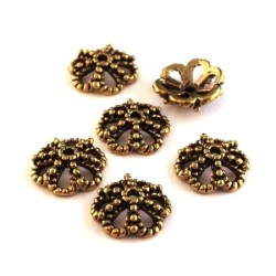 perles coupelles métal