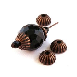 perles coupelles métal