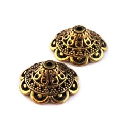 perles coupelles métal