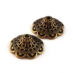 perles coupelles métal