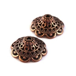 perles coupelles métal