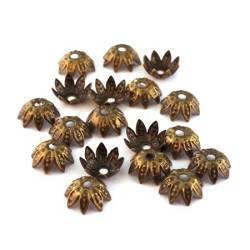 perles coupelles métal