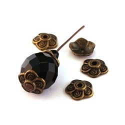 perles coupelles métal