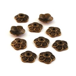 perles coupelles métal