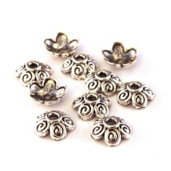 perles coupelles métal