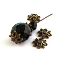 perles coupelles métal