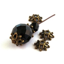 perles coupelles métal