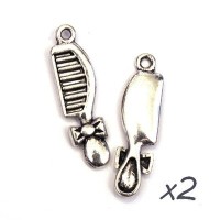 breloque peigne argent