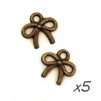 breloque noeud bronze