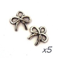 breloque nœud argent