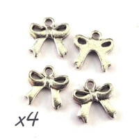 breloque nœud argent