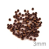 perles à écraser 3mm cuivre x200