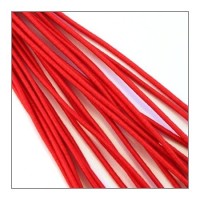 fil élastique gainé 1mm rouge