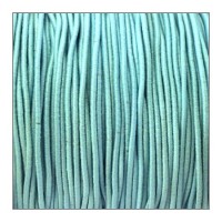 Fil élastique gainé 1mm couleur turquoise clair - au mètre