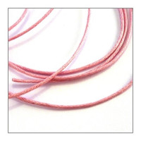 lacet coton ciré rose 0,8mm
