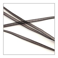 ruban mousseline 3mm noir
