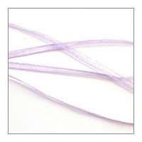 ruban mousseline 3mm lilas